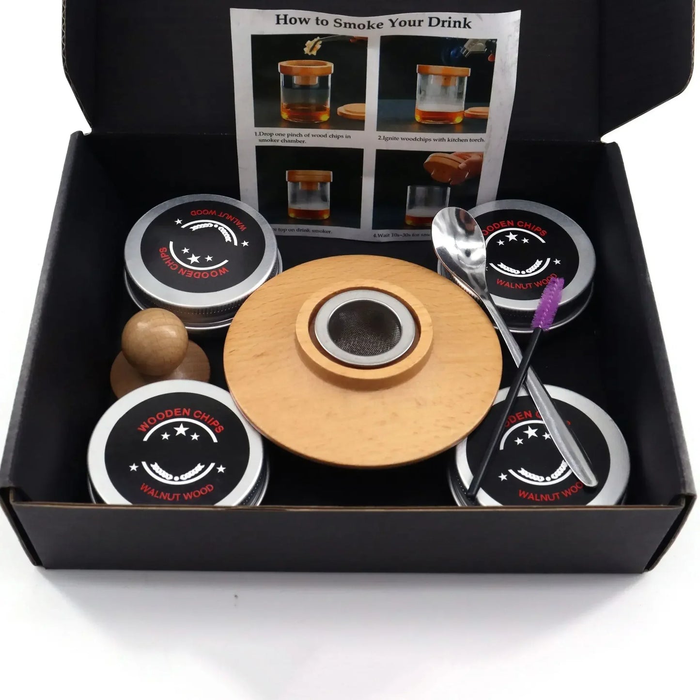 SMOKEVAULT™ Kit Premium de Defumação para Uísque e Coquetéis