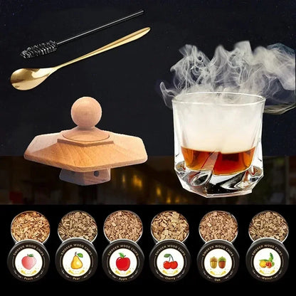 SMOKEVAULT™  Kit Premium de Defumação para Uísque e Coquetéis