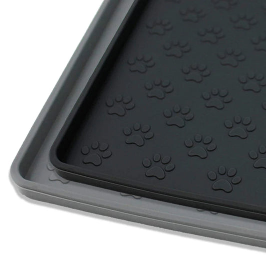 Waterproof Silicone Pet Feeding Mat, Non-Slip Dog Bowl Mat, Cat Food Tray